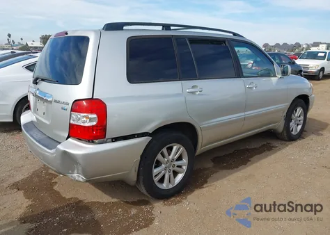 2006 Toyota Highlander Hybrid V6 z USA, uszkodzony, nr VIN JTEDW21A960006550